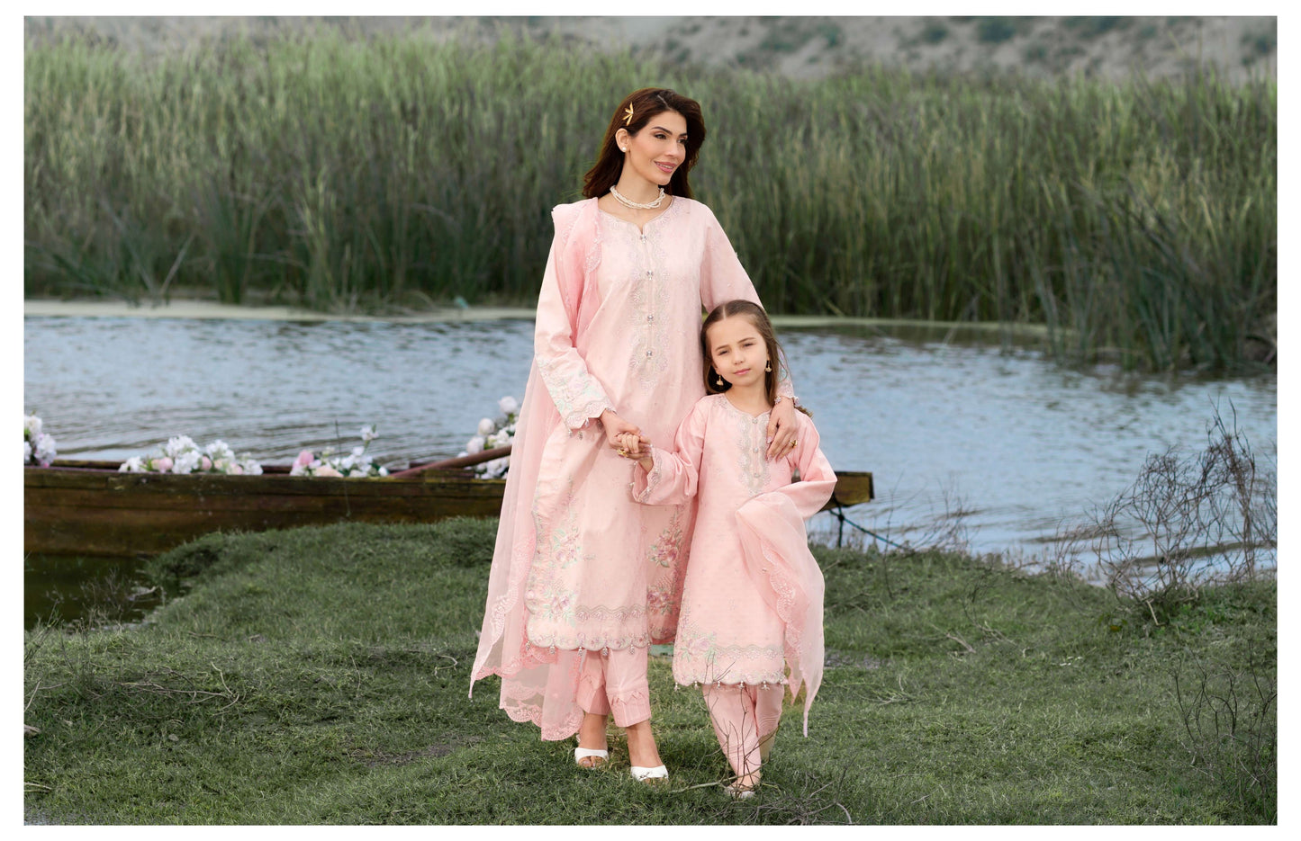 Lotus Era Polene β Blush Festive Suit by Mehak