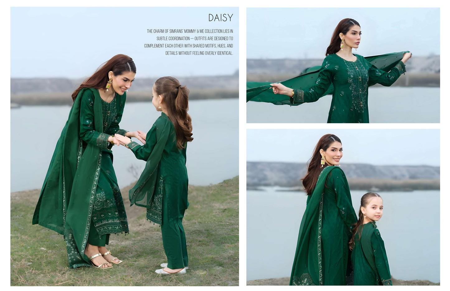 Lotus Era Daisy β Elegant Green Suit by Mehak