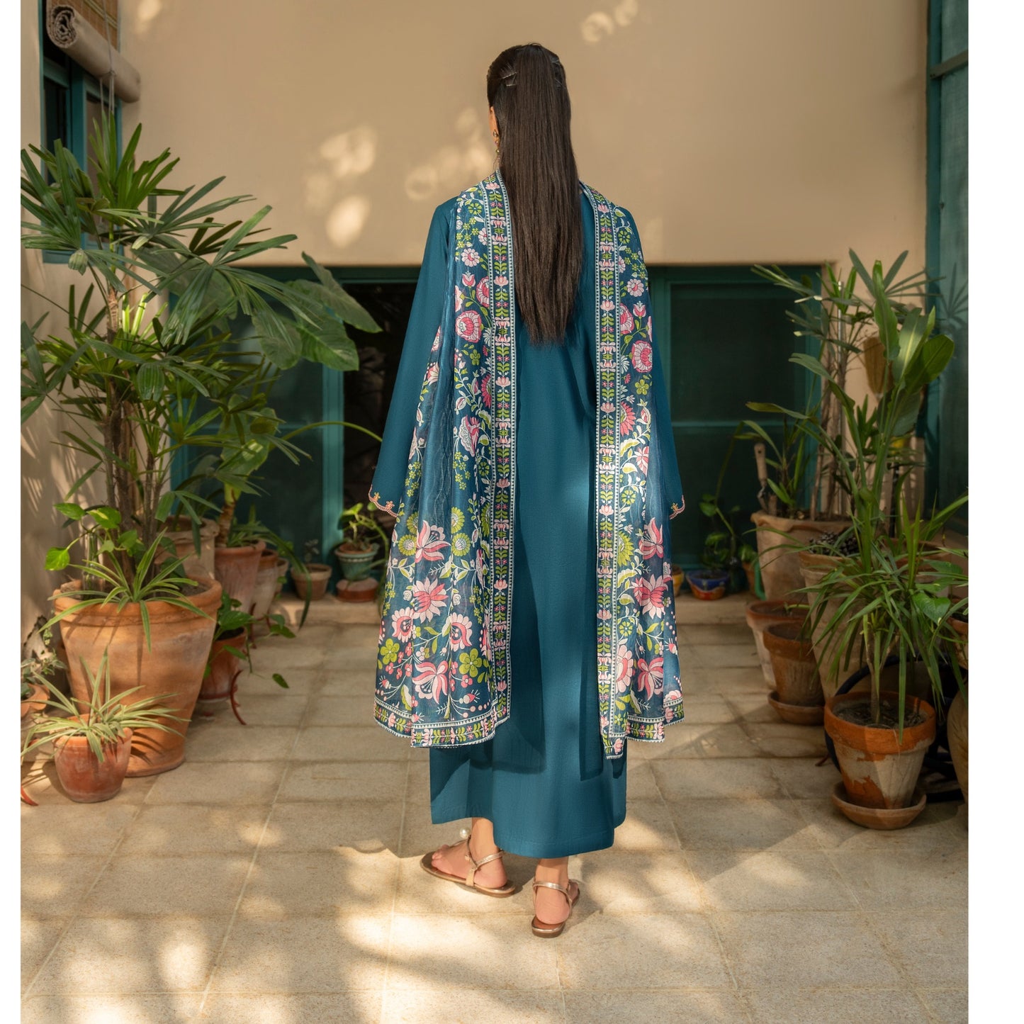 Casuallite Embroidered Linen Ready to Wear Winter Collection CTE 06