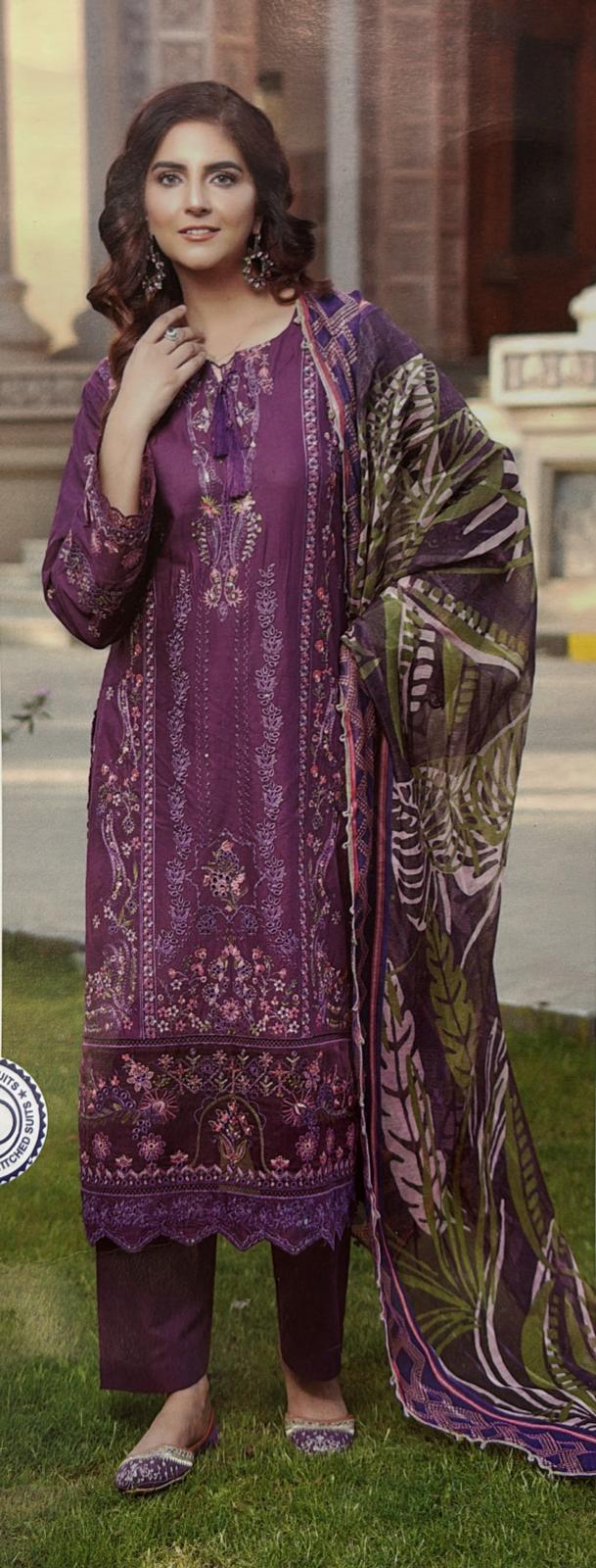 MUNIRA | EMBROIDERED LINEN READYMADE | MU43