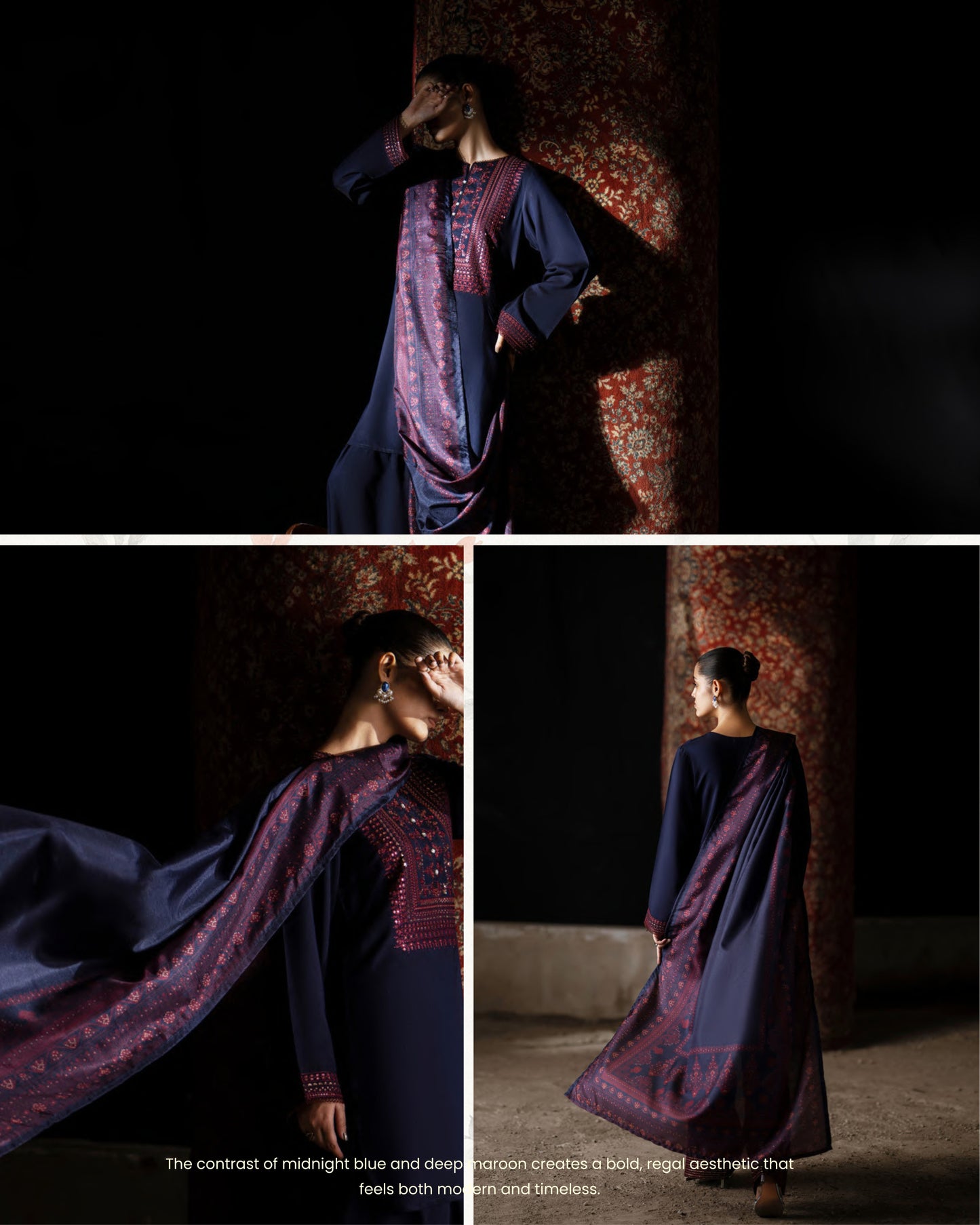 CASUALLITE SHAM PREMIUM VISCOSE LUXURY EMBROIDERED 3PC READYMADE CSP203