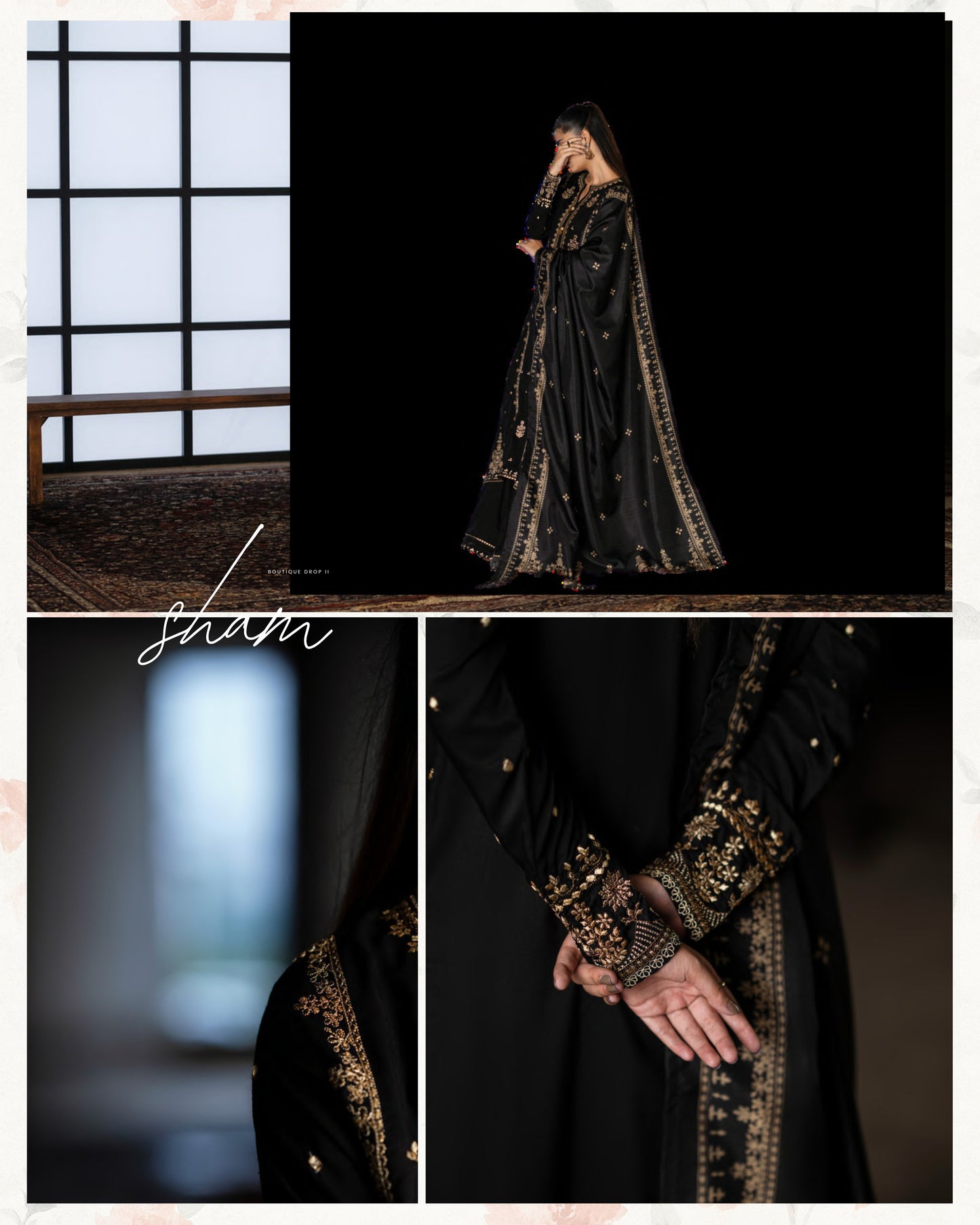 CASUALLITE SHAM PREMIUM VISCOSE LUXURY EMBROIDERED 3PC READYMADE CSP205