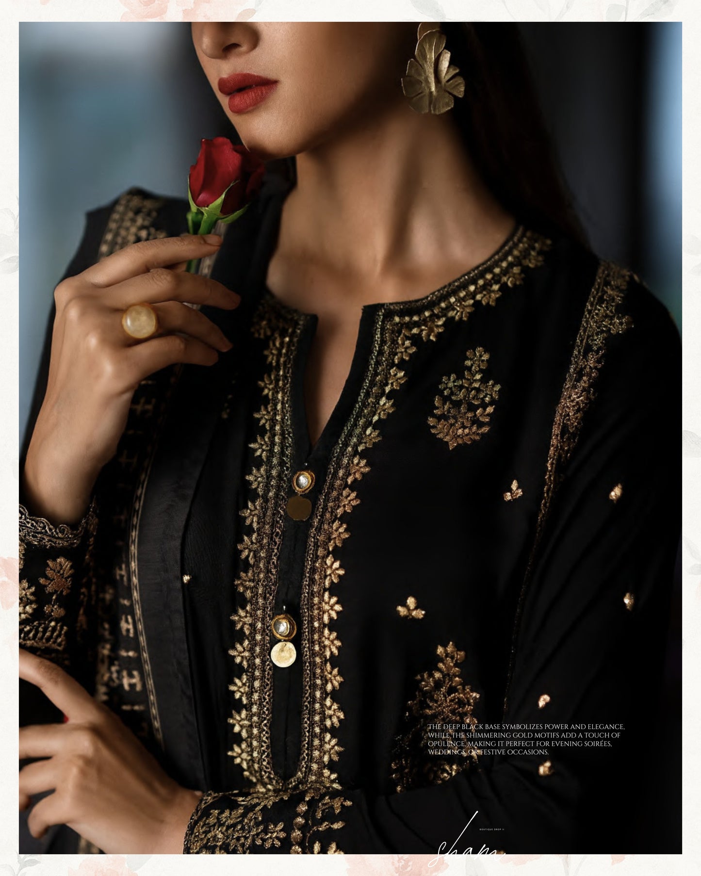 CASUALLITE SHAM PREMIUM VISCOSE LUXURY EMBROIDERED 3PC READYMADE CSP205