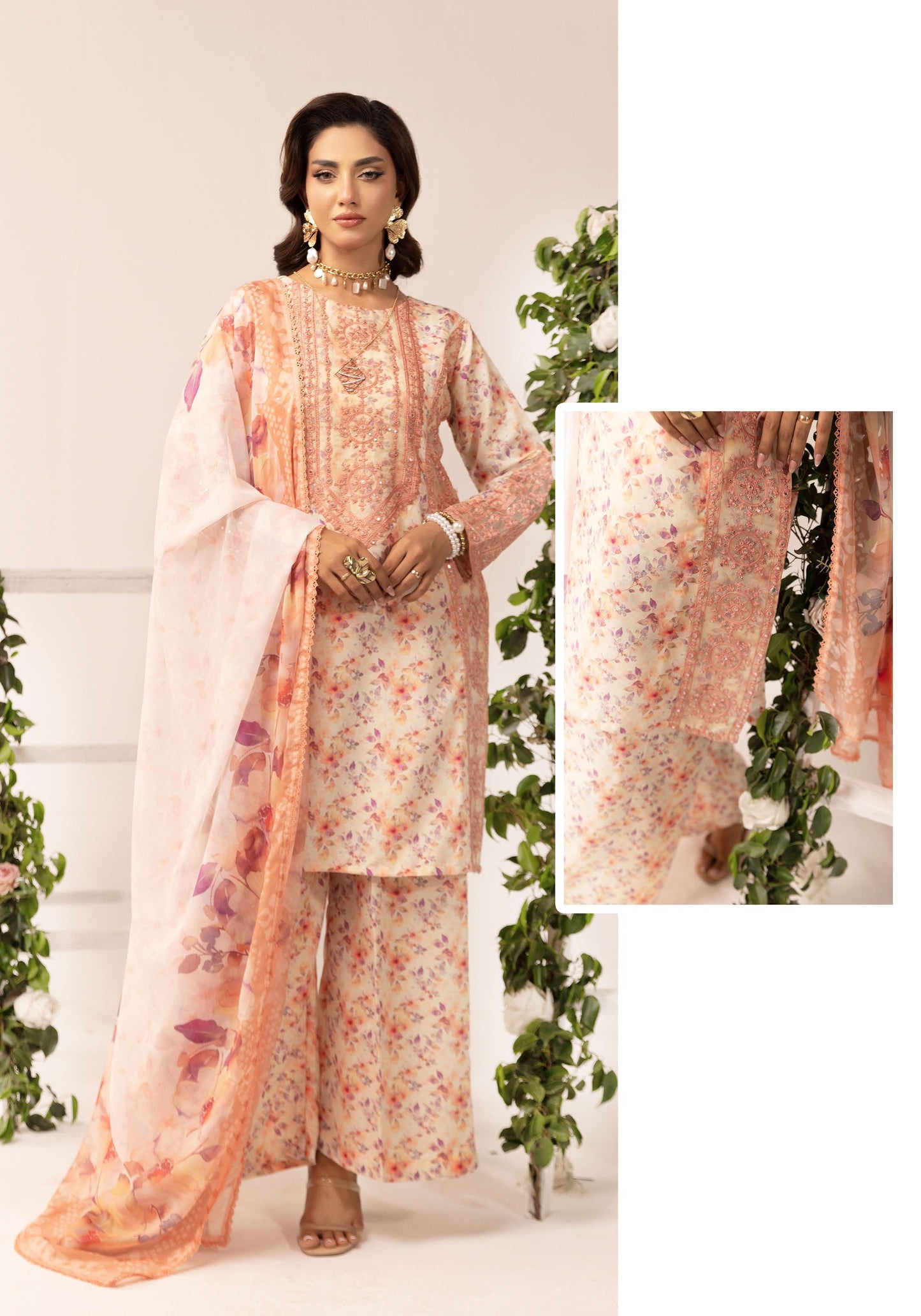 SIMRANS Reem premium 3 piece mummy & me Ledies RE01