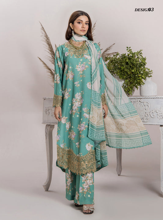 Traditional Threads Zeenat Satin Lawn TT03