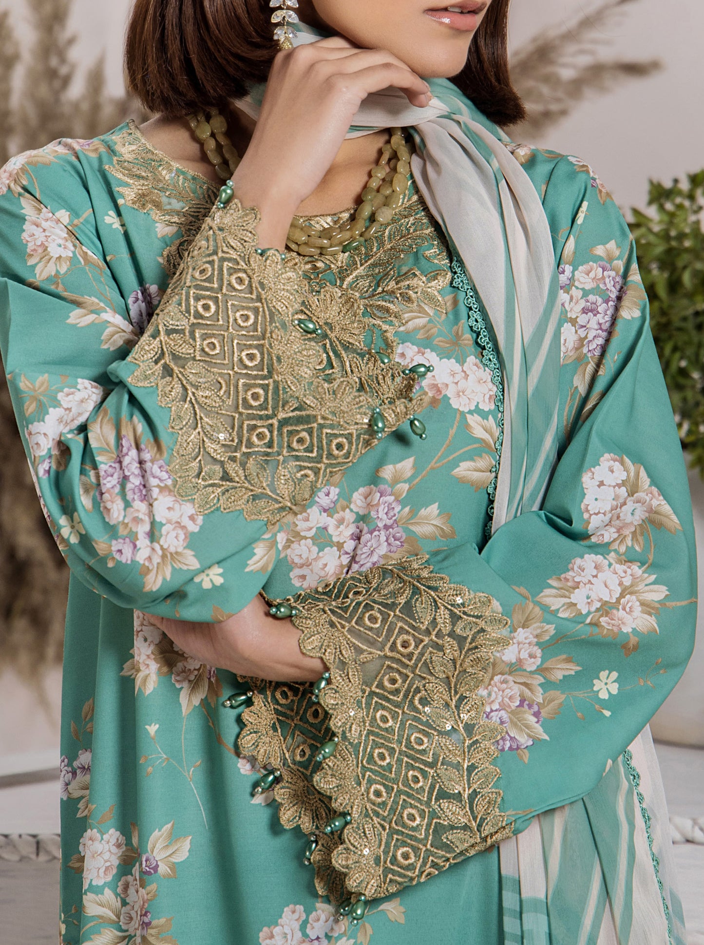 Traditional Threads Zeenat Satin Lawn TT03