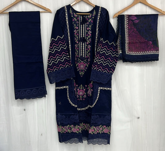 KARMA ‘AFFREEN’ | EMBROIDERED COTTON READYMADE | KC 144