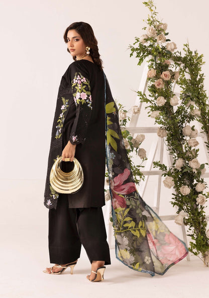 SIMRANS GRASE MARIA B FARSHI SHALWAR EMBROIDERED 3PC READYMADE BK11