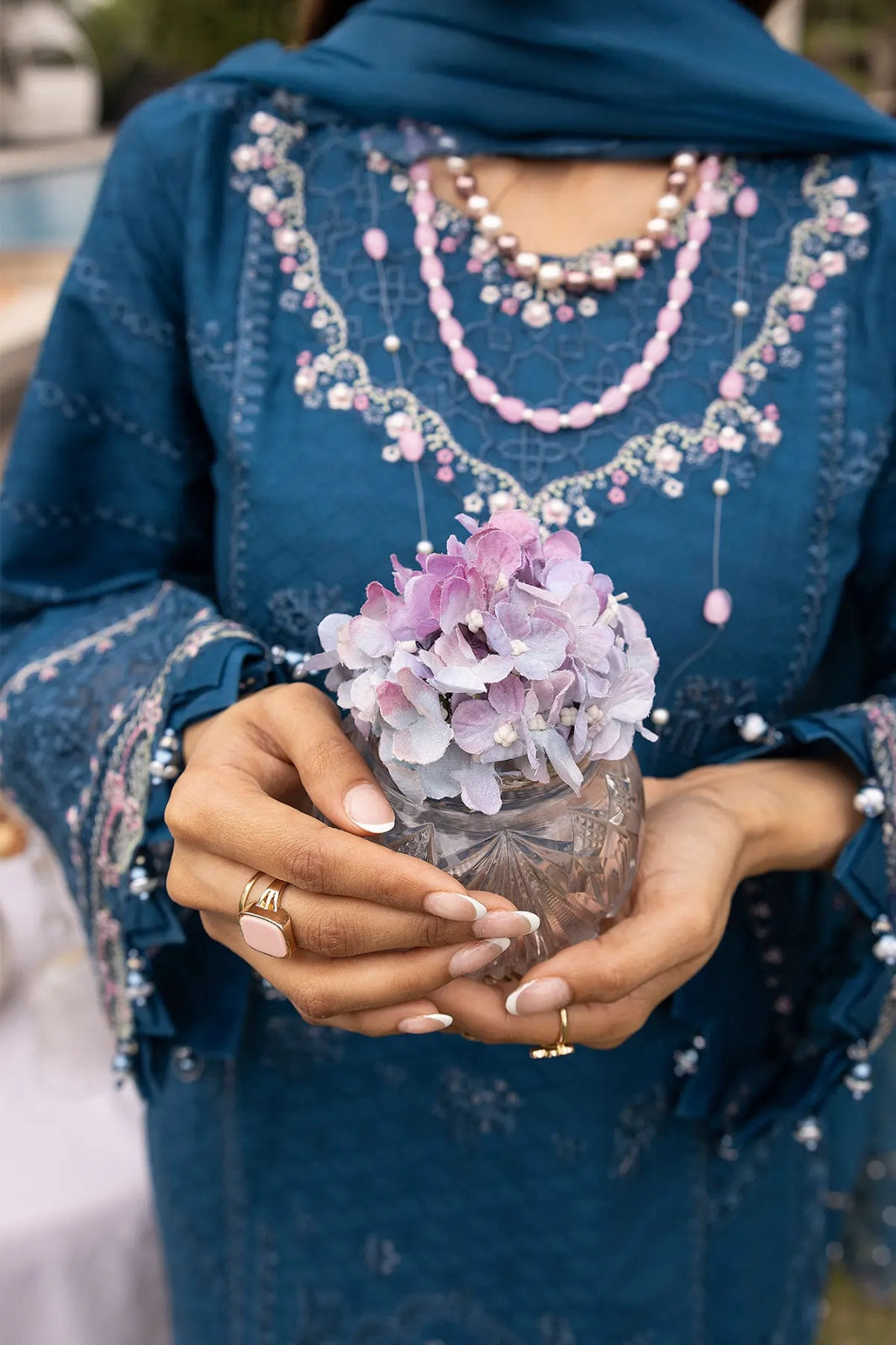 SIMRANS IVANA LUXE CHIKANKARI EID COLLECTION 3 PIECE READYMADE BK12