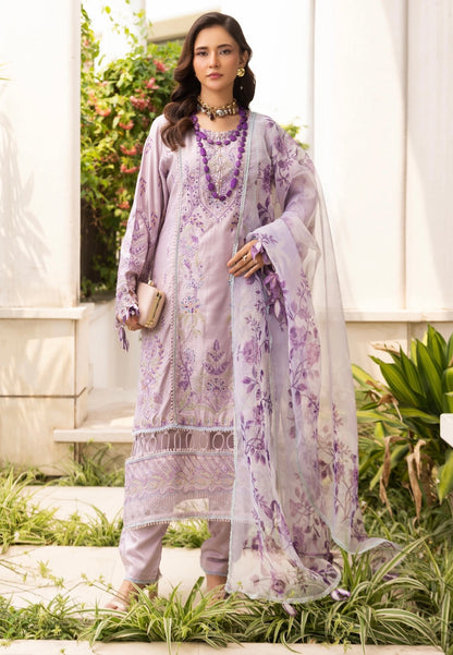 Simrans premium 3 piece farshi shalwar embroidered collection BK 02