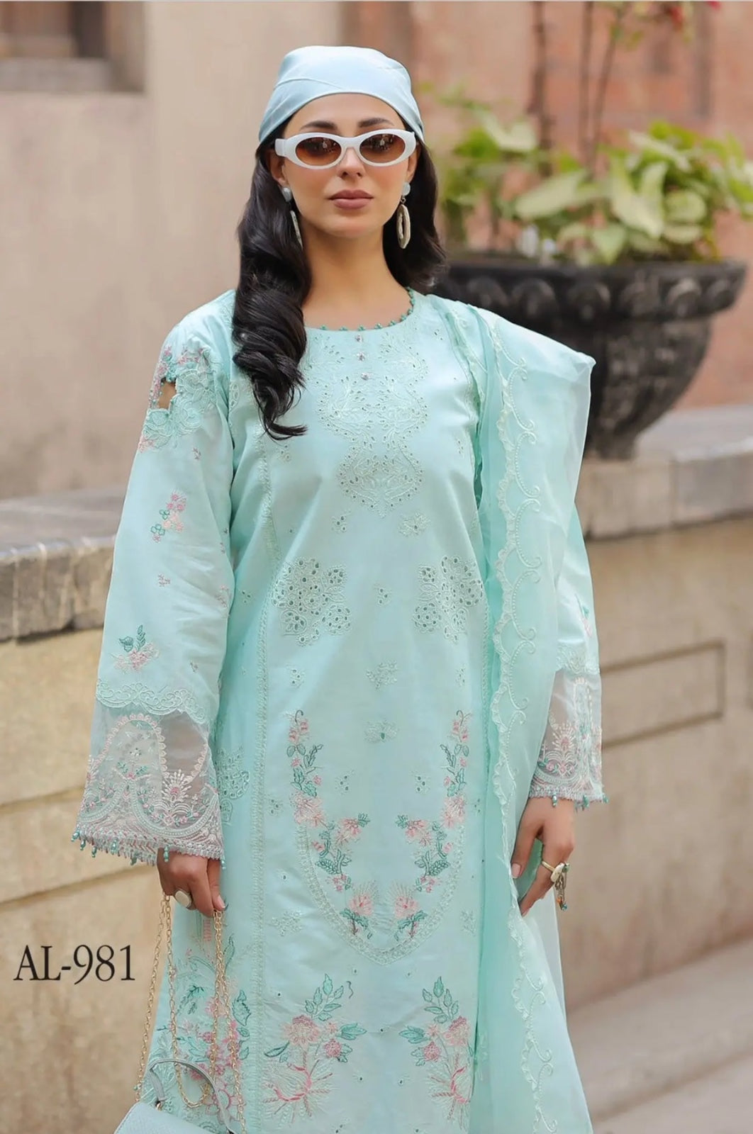 SIMRANS ‘BAZAAR KAHAANI’ | EMBROIDERED COTTON MOTHER & DAUGHTER READYMADE TRADITIONAL WOMENSWEAR FORMAL CK 09