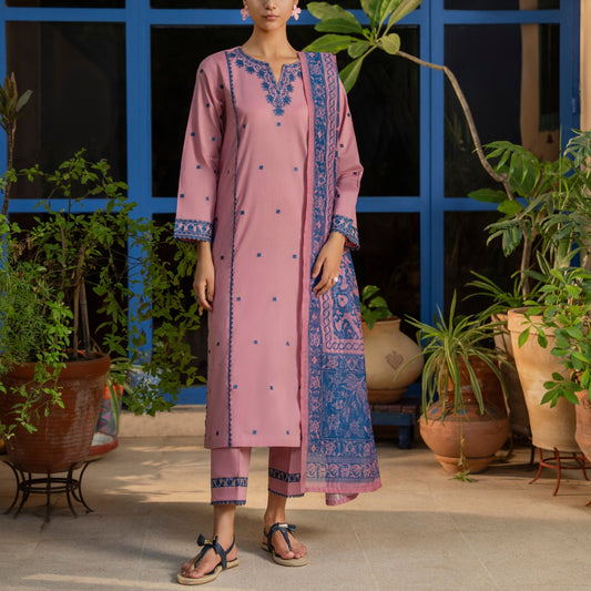 Casuallite Embroidered Linen Ready to Wear Winter Collection CTE 04