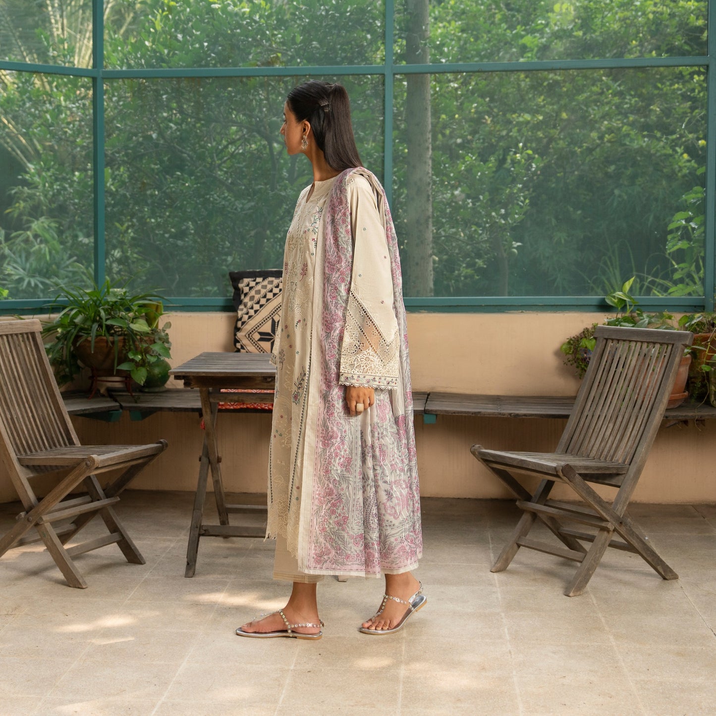 Casuallite Embroidered Linen Ready to Wear Winter Collection CTE 07