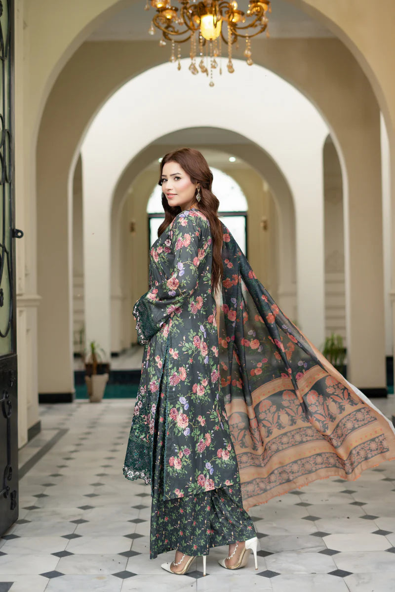 MUNIRA | EMBROIDERED LAWN READYMADE | MSL2207