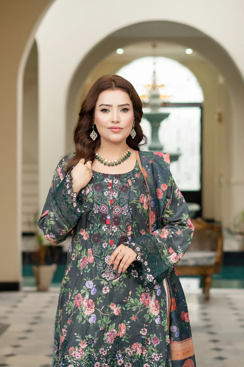 MUNIRA | EMBROIDERED LAWN READYMADE | MSL2207