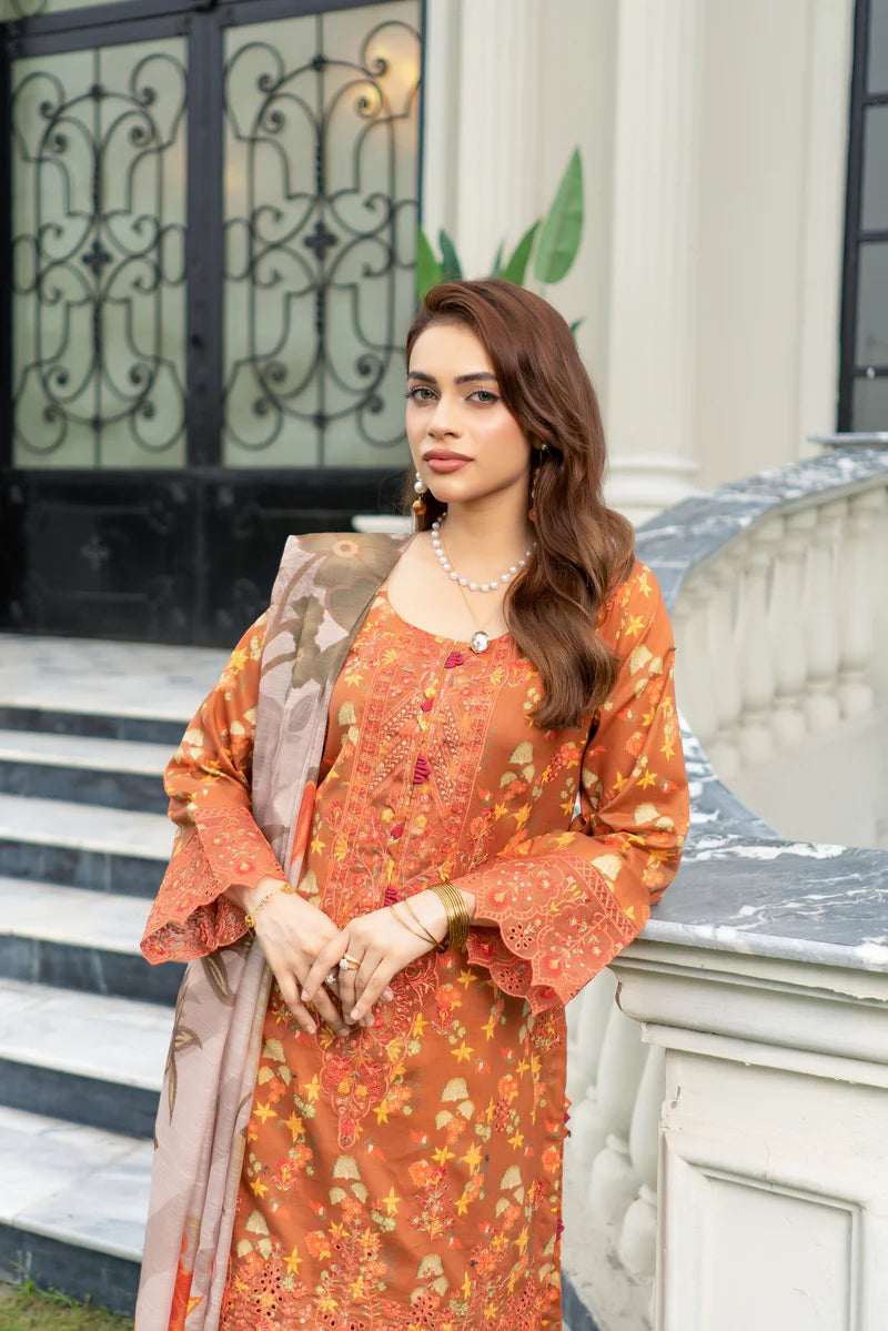 MUNIRA | EMBROIDERED LAWN READYMADE | MU19