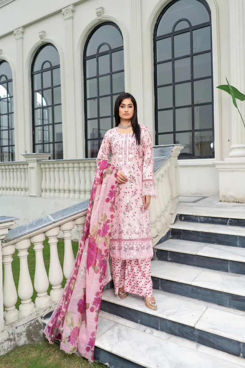 MUNIRA | EMBROIDERED LAWN READYMADE | MU04
