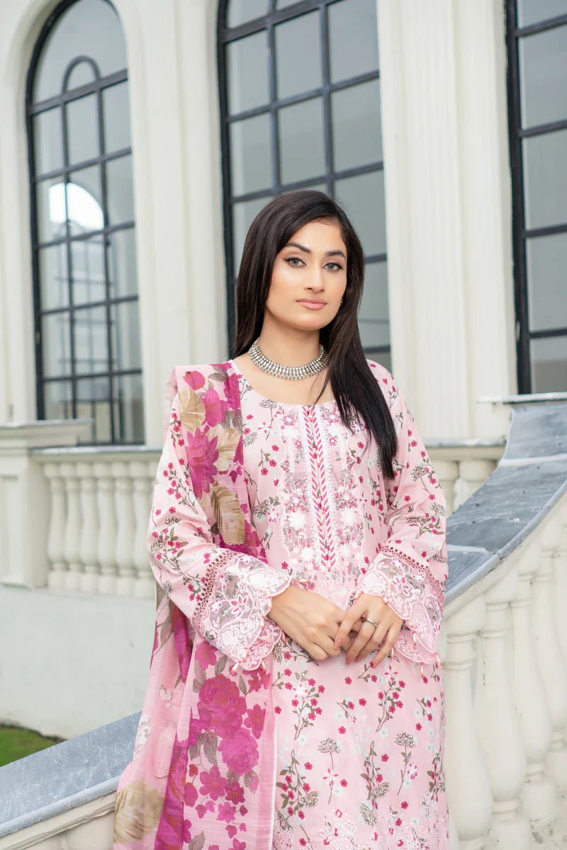 MUNIRA | EMBROIDERED LAWN READYMADE | MU04