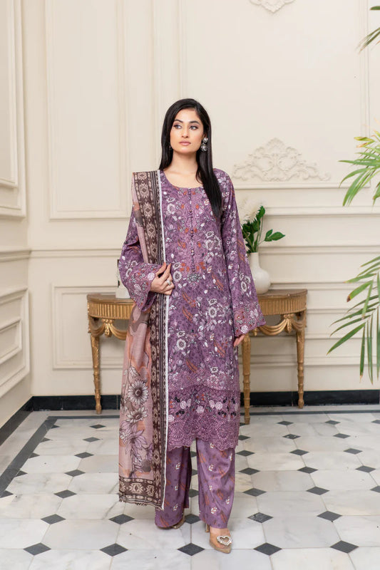 MUNIRA | EMBROIDERED LAWN READYMADE | MU21