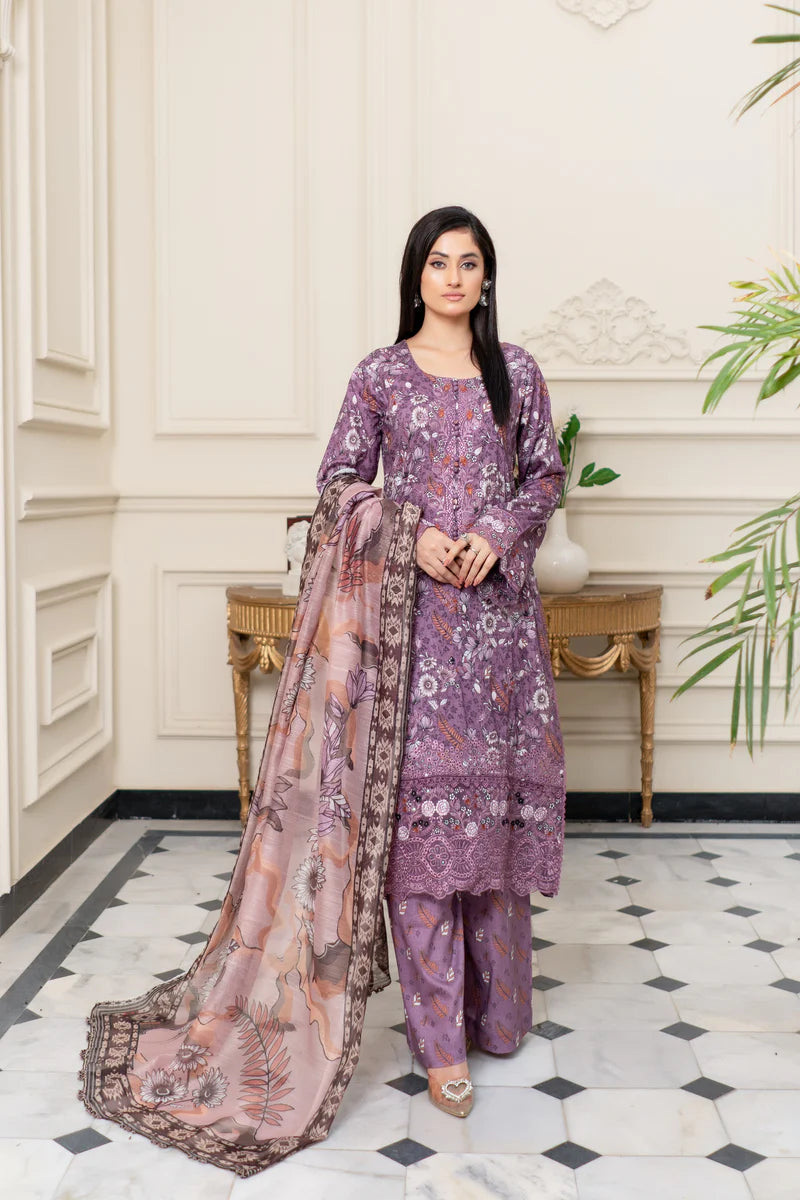 MUNIRA | EMBROIDERED LAWN READYMADE | MU21