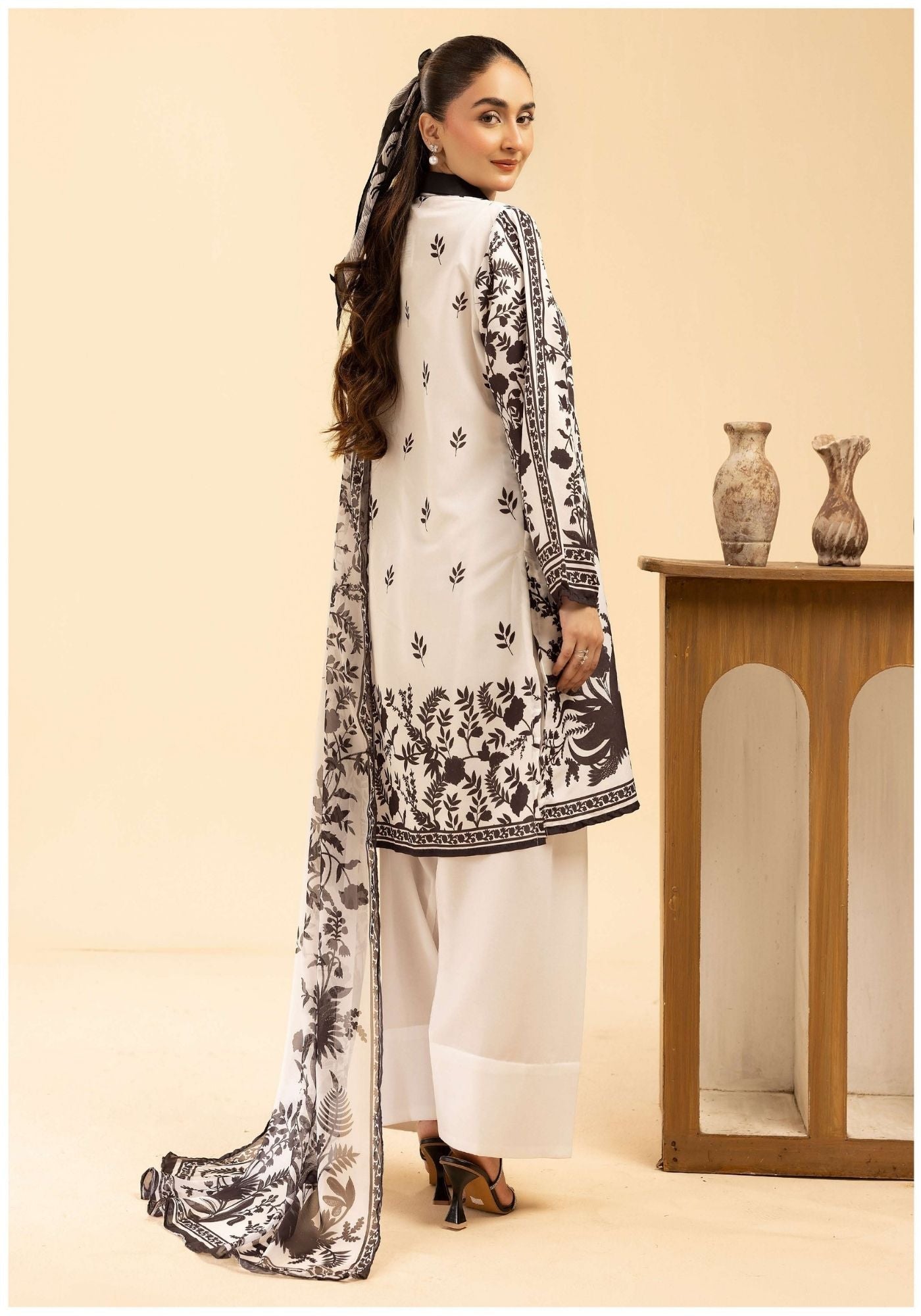 Simrans Sania Masketiya collection 3 piece printed casual suit 112201