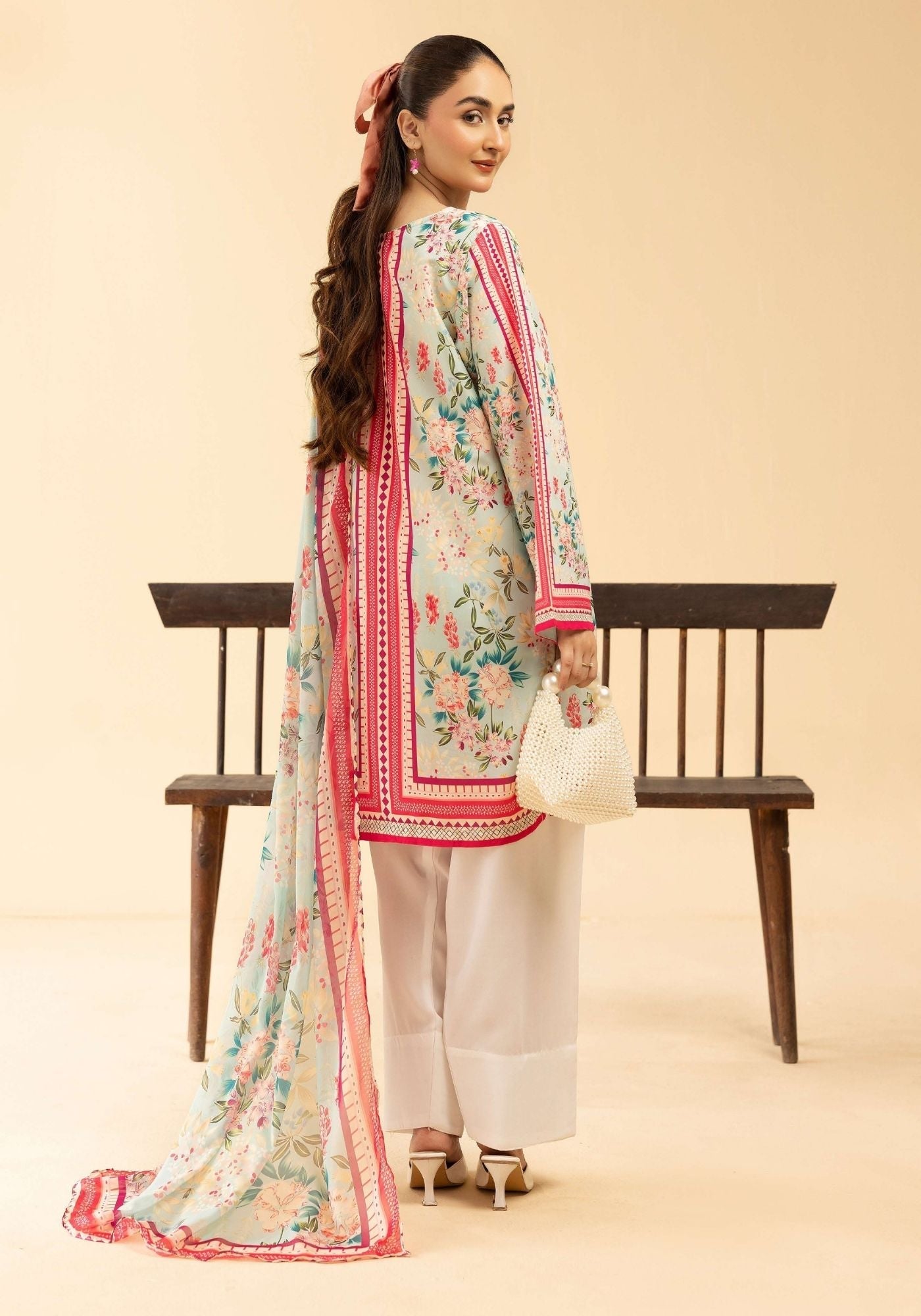 Simrans Sania Masketiya collection 3 piece printed casual suit 112202