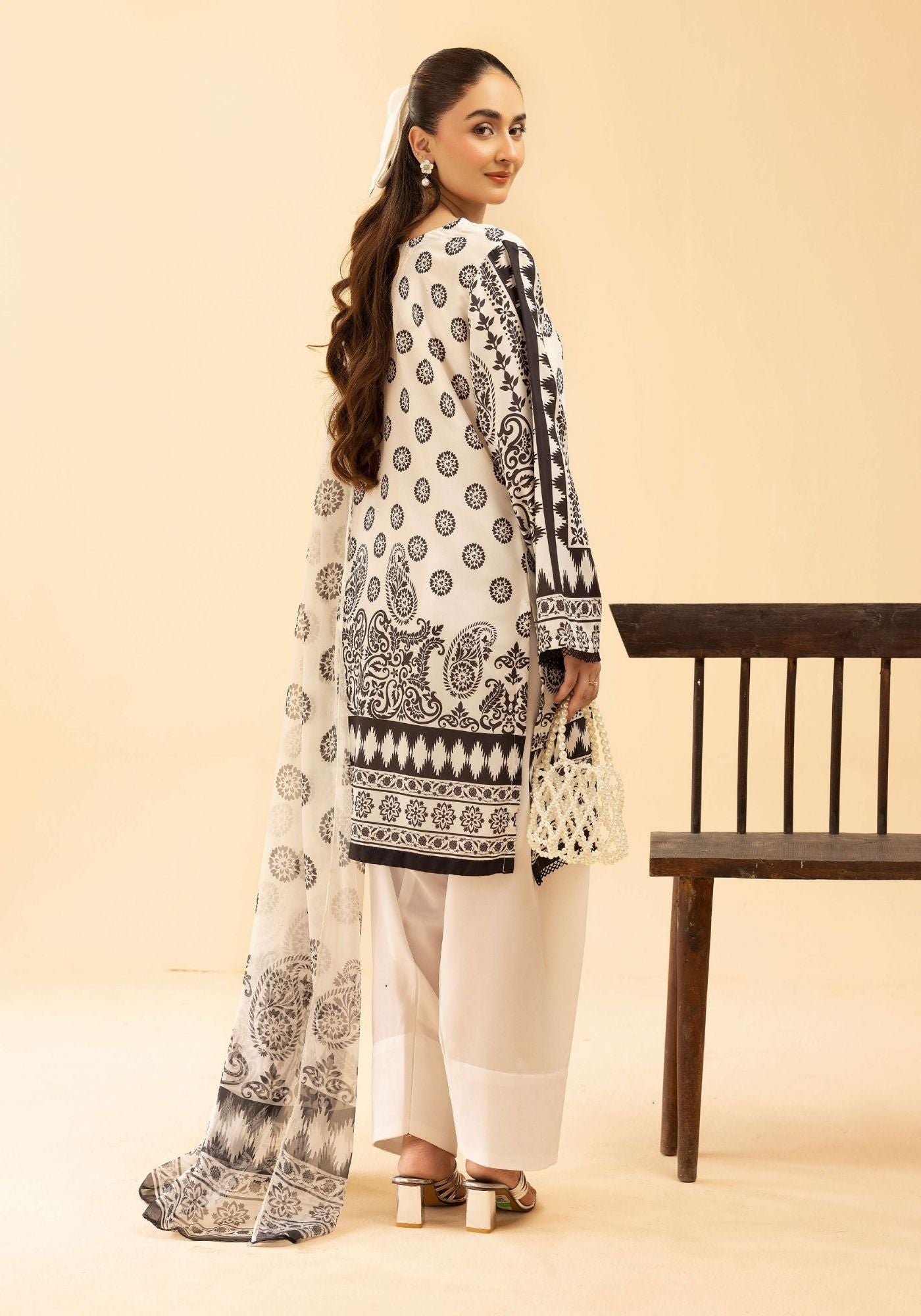 Simrans Sania Masketiya collection 3 piece printed casual suit 112203