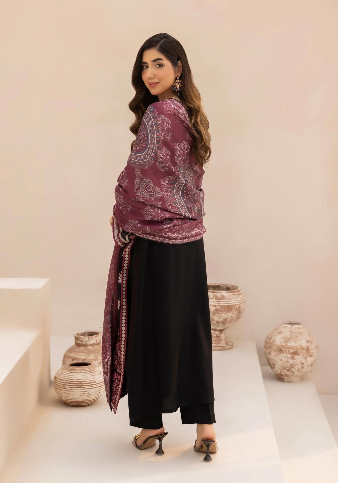 EMBER DHANAK EMBROIDERED 3PC READYMADE 202502