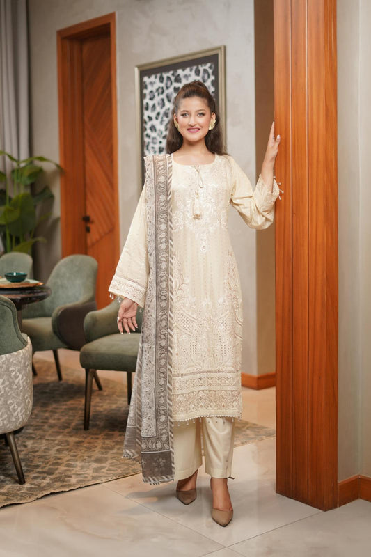 MUNIRA 3PC HEAVY EBROIDERD READYMADE MSL2203