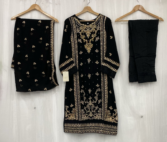 Aagha Noor Partywear 3pcs READY TO WEAR HM15