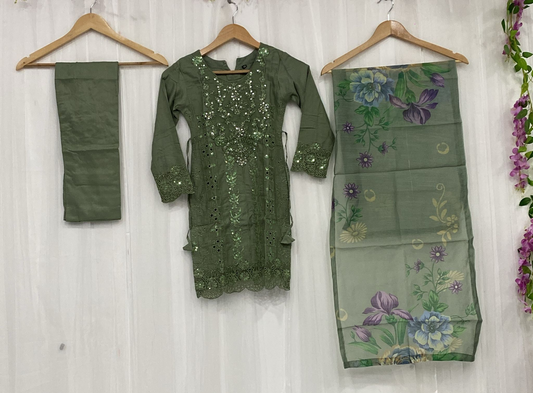 premium 3 piece mummy & me Girls outfit MTE29