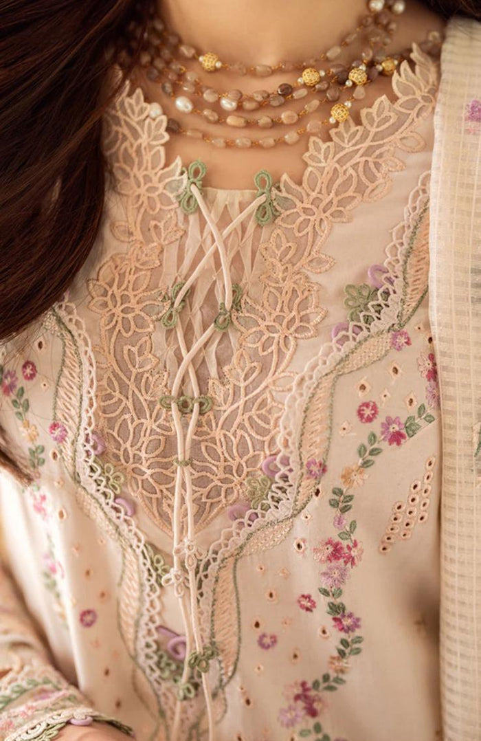 SIMRANS QALAMKAR AFIYA LUX COLLECTION 3 PIECE EMBROIDERED SUIT READYMADE Q01