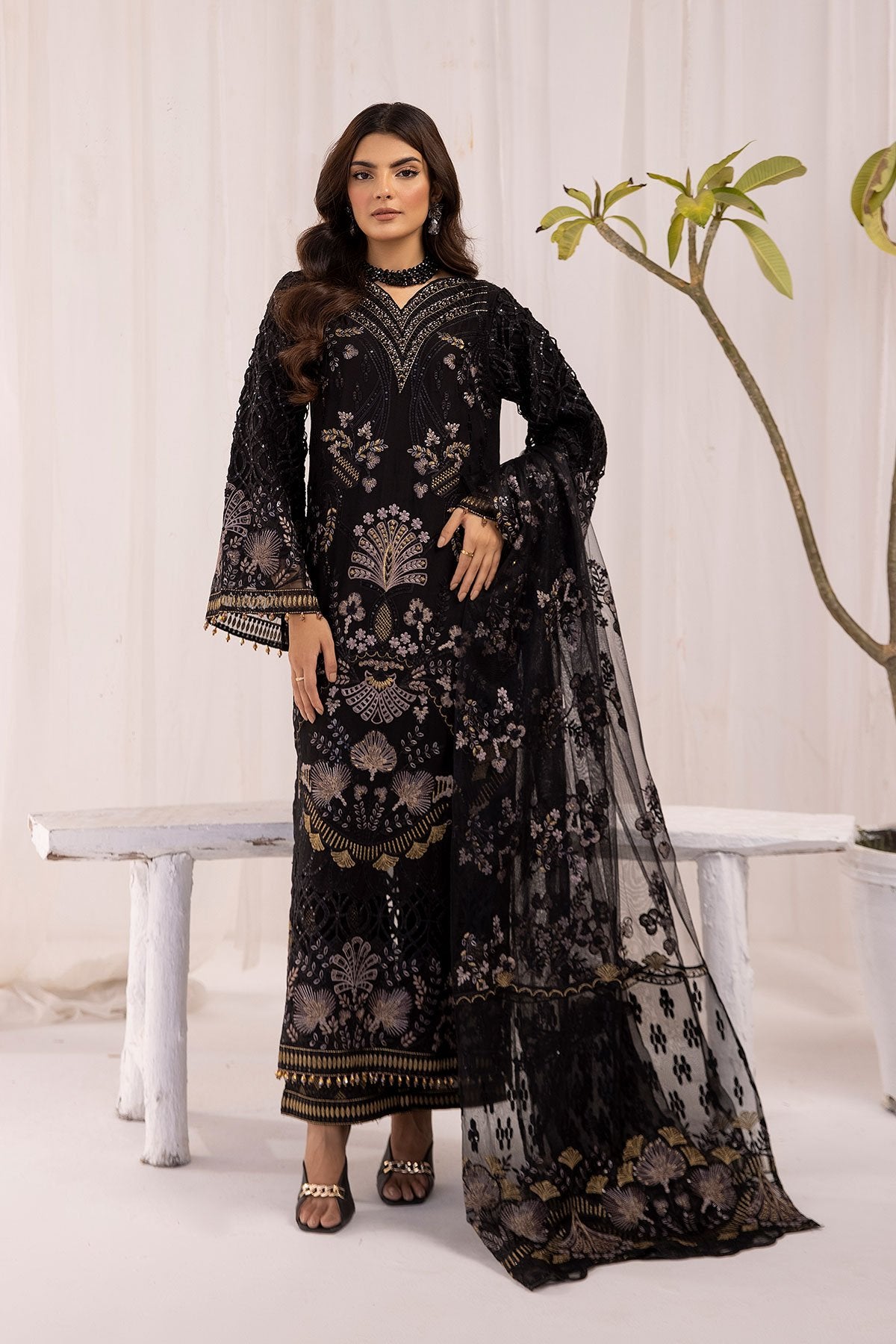 Simrans luxury collection walnut 3 piece suit sp03