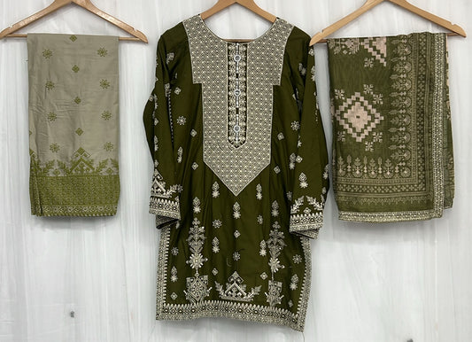 KARMA ‘AFFREEN’ | EMBROIDERED COTTON READYMADE | KC 136