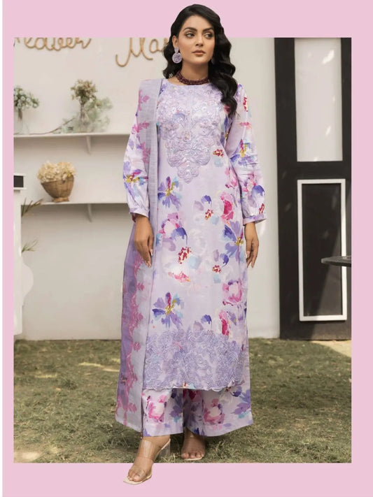 Simrans Lawn 3pc Readymade Laila 06