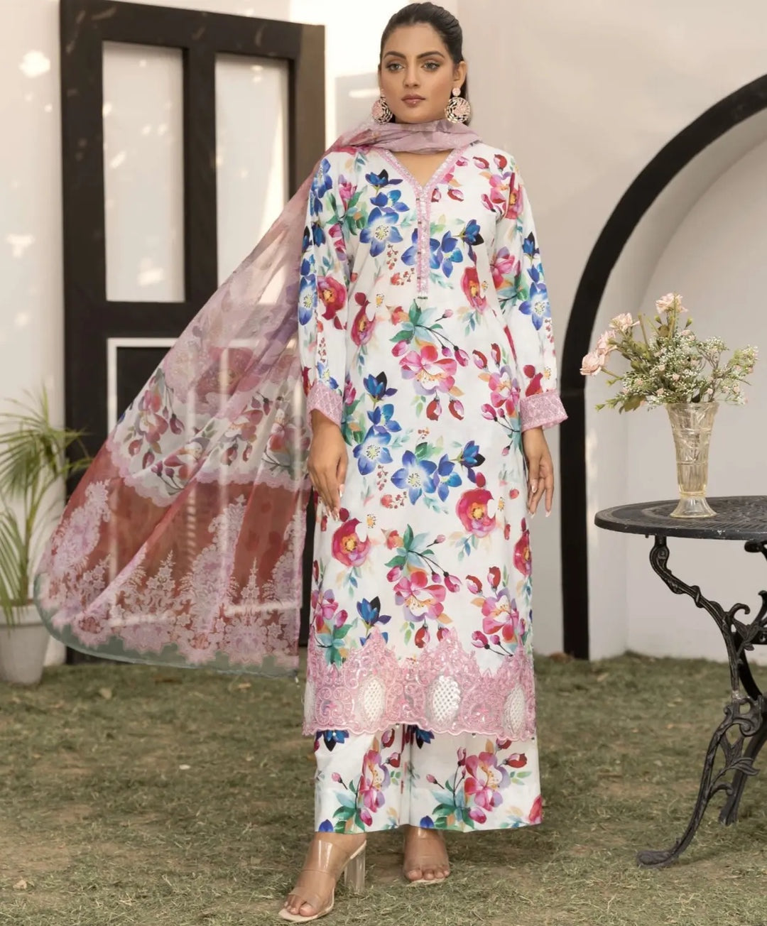 Simrans Lawn 3pc Readymade Laila 04