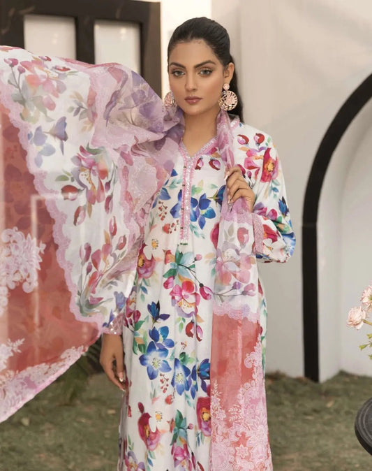 Simrans Lawn 3pc Readymade Laila 04